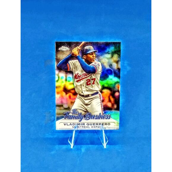 Vladimir Guerrero 2019 Topps Chrome Update The Family Business #FBC-4 Expos HOF - Picture 4 of 11